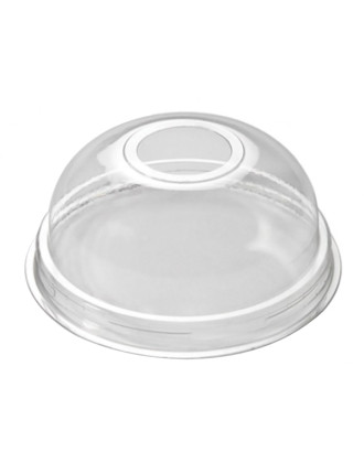 Καπάκι πομπέ για ποτήρι, 90mm, διάφανο, 100τμχ