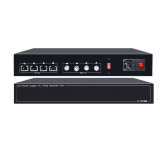 FOLKSAFE video and power receiver hub FS-HD4604VPS12, 4 channel