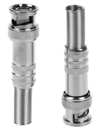 FOLKSAFE βύσμα BNC FS-RG59C-SL, 50Ω, 5τμχ