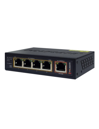 FOLKSAFE PoE Ethernet Switch FS-S1004EP-E, 4 Ports 10/100Mbps