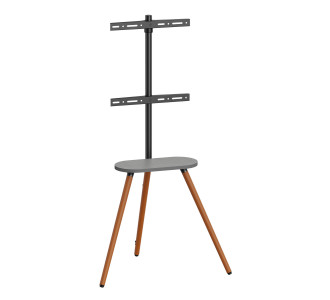 BRATECK βάση τηλεόρασης δαπέδου FS28-44F-04, 43-65", έως 35kg, με ράφι