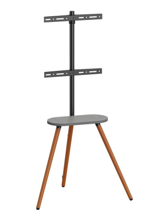 BRATECK βάση τηλεόρασης δαπέδου FS28-44F-04, 43-65", έως 35kg, με ράφι