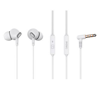 CELEBRAT earphones με μικρόφωνο G21, 3.5mm σύνδεση, Φ12mm, 1.2m, λευκά CELEBRAT earphones με μικρόφωνο G21, 3.5mm σύνδεση, Φ12mm, 1.2m, λευκά