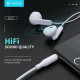 CELEBRAT earphones με μικρόφωνο G23, 3.5mm σύνδεση, Φ14mm, 1.2m, μαύρα CELEBRAT earphones με μικρόφωνο G23, 3.5mm σύνδεση, Φ14mm, 1.2m, μαύρα