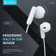 CELEBRAT earphones με μικρόφωνο G23, 3.5mm σύνδεση, Φ14mm, 1.2m, μαύρα CELEBRAT earphones με μικρόφωνο G23, 3.5mm σύνδεση, Φ14mm, 1.2m, μαύρα