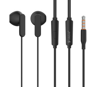 CELEBRAT earphones με μικρόφωνο G23, 3.5mm σύνδεση, Φ14mm, 1.2m, μαύρα CELEBRAT earphones με μικρόφωνο G23, 3.5mm σύνδεση, Φ14mm, 1.2m, μαύρα