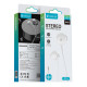 CELEBRAT earphones με μικρόφωνο G34, 3.5mm σύνδεση, 14mm, 1.2m, λευκά CELEBRAT earphones με μικρόφωνο G34, 3.5mm σύνδεση, 14mm, 1.2m, λευκά