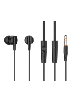CELEBRAT earphones με μικρόφωνο G35, 3.5mm σύνδεση, 10mm, 1.2m, μαύρα CELEBRAT earphones με μικρόφωνο G35, 3.5mm σύνδεση, 10mm, 1.2m, μαύρα