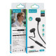 CELEBRAT earphones με μικρόφωνο G40, USB-C σύνδεση, 10mm, 1.2m, μαύρα CELEBRAT earphones με μικρόφωνο G40, USB-C σύνδεση, 10mm, 1.2m, μαύρα