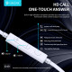CELEBRAT earphones με μικρόφωνο G40, USB-C σύνδεση, 10mm, 1.2m, λευκά CELEBRAT earphones με μικρόφωνο G40, USB-C σύνδεση, 10mm, 1.2m, λευκά