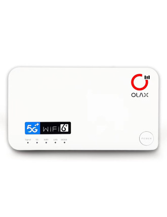 OLAX router 5G LTE G5010 με LAN θύρα, Wi-Fi 6, dual band, 4000mAh