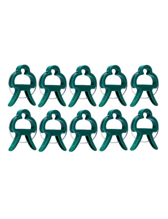 Κλιπ στήριξης φυτών GAR-0001, 4 x 3cm, πράσινο, 10τμχ Κλιπ στήριξης φυτών GAR-0001, 4 x 3cm, πράσινο, 10τμχ