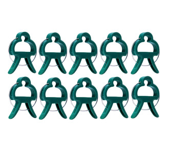 Κλιπ στήριξης φυτών GAR-0002, 6 x 4.5cm, πράσινο, 10τμχ Κλιπ στήριξης φυτών GAR-0002, 6 x 4.5cm, πράσινο, 10τμχ