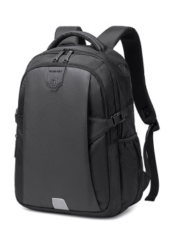 GOLDEN WOLF τσάντα πλάτης GB00433, με θήκη laptop 15.6", 23L, μαύρη