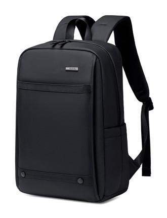 GOLDEN WOLF τσάντα πλάτης GB00705 με θήκη laptop 15.6", 17L, μαύρη