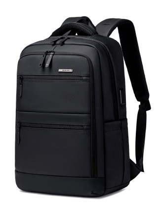 GOLDEN WOLF τσάντα πλάτης GB00707 με θήκη laptop 15.6", 21L, μαύρη