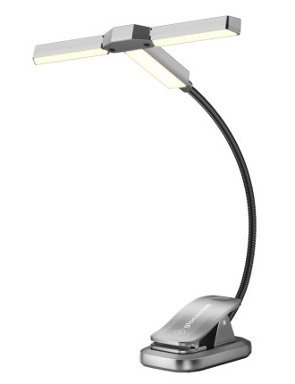 GLOCUSENT LED φακός διαβάσματος GLCSNTA2301, επαναφορτιζόμενος, έως 50lm, γκρι GLOCUSENT LED φακός διαβάσματος GLCSNTA2301, επαναφορτιζόμενος, έως 50lm, γκρι