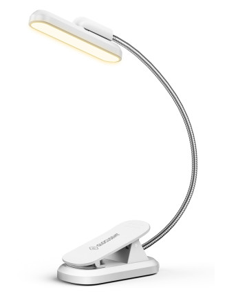 GLOCUSENT LED φακός διαβάσματος GLCSNTA2404, επαναφορτιζόμενος, έως 60lm, λευκός