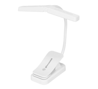 GLOCUSENT LED φακός διαβάσματος GLCSNTA2902, επαναφορτιζόμενος, έως 63lm, λευκός