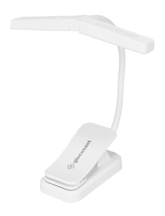 GLOCUSENT LED φακός διαβάσματος GLCSNTA2902, επαναφορτιζόμενος, έως 63lm, λευκός