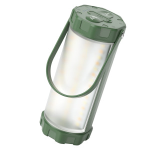 GLOCUSENT LED φανάρι GLCSNTCL001G, επαναφορτιζόμενο, έως 1200lm, IP68, πράσινο