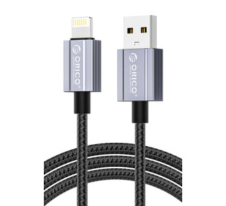 ORICO καλώδιο Lightning σε USB GQA12, 2.4A, 480Mbps, 1m, μαύρο