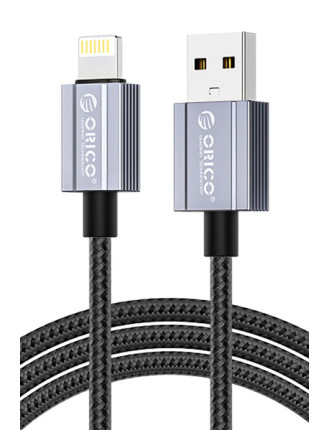 ORICO καλώδιο Lightning σε USB GQA12, 2.4A, 480Mbps, 1m, μαύρο