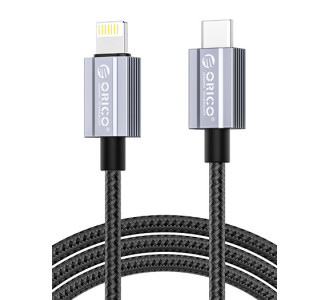 ORICO καλώδιο Lightning σε USB-C GQA29, 29W, 480Mbps, 1m, μαύρο