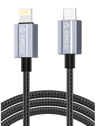 ORICO καλώδιο Lightning σε USB-C GQA29, 29W, 480Mbps, 1m, μαύρο