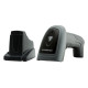 GTCODESTAR barcode scanner GT-1901C με βάση, 1D & 2D, ενσύρματο & ασύρματο, Bluetooth, 2000mAh, μαύρο