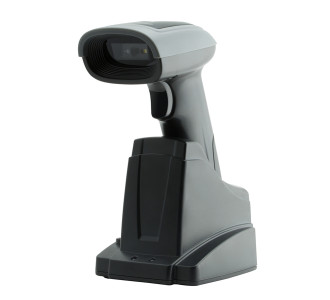 GTCODESTAR barcode scanner GT-1901C με βάση, 1D & 2D, ενσύρματο & ασύρματο, Bluetooth, 2000mAh, μαύρο