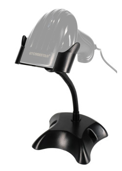GTCODESTAR βάση για barcode scanner GTC-STAND, εύκαμπτος μεταλλικός βραχίονας, μαύρη