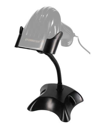 GTCODESTAR βάση για barcode scanner GTC-STAND, εύκαμπτος μεταλλικός βραχίονας, μαύρη