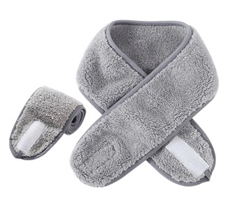 ROXXANI κορδέλα αισθητικής με σκρατς GYM-0013, υφασμάτινη, 62x8cm, γκρι