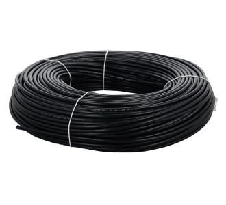 CABLEL καλώδιο H07V-U 4mm², 450/750V, 100m, μαύρο