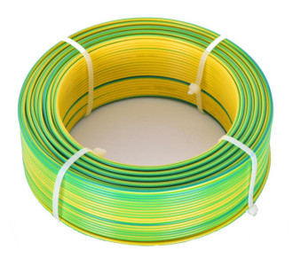 CABLEL καλώδιο H07V-U 4mm², 450/750V, 100m, κίτρινο-πράσινο