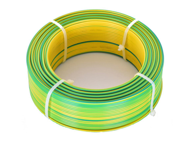 CABLEL καλώδιο H07V-U 4mm², 450/750V, 100m, κίτρινο-πράσινο