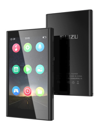 RUIZU MP3 player H10 με οθόνη αφής 3.8", 16GB, Bluetooth, μαύρο RUIZU MP3 player H10 με οθόνη αφής 3.8", 16GB, Bluetooth, μαύρο
