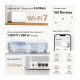 MERCUSYS Whole Home Mesh Wi-Fi 7 System Halo H27BE, 3.6Gbps Dual Band, 3τμχ, V.1.0