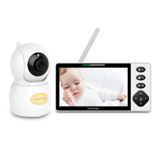 HELLOBABY ενδοεπικοινωνία μωρού HB6084L με κάμερα & οθόνη 5.5", 720p, PTZ