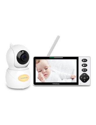 HELLOBABY ενδοεπικοινωνία μωρού HB6084L με κάμερα & οθόνη 5.5", 720p, PTZ
