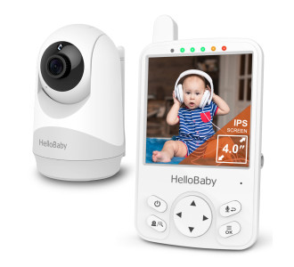 HELLOBABY ενδοεπικοινωνία μωρού HB6241 με κάμερα & οθόνη 4", 720p, PTZ