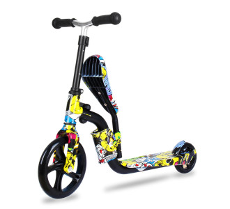 Πατίνι 2 σε 1 HBC-008, πολυμορφικό, πολύχρωμο