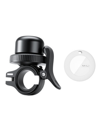 MILI κουδούνι ποδηλάτου με smart tag MiTag Duo, iOS & Android, Bluetooth tracker, μαύρο/λευκό MILI κουδούνι ποδηλάτου με smart tag MiTag Duo, iOS & Android, Bluetooth tracker, μαύρο/λευκό