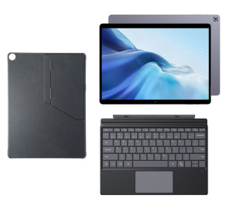 CHUWI tablet Hi10 Max με πληκτρολόγιο/θήκη, 12.9", 12/512GB, Windows 11 Home, 4800mAh, γκρι