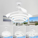 POWERTECH ανεμιστήρας οροφής HLL-0112 με LED φως, 72W, Φ106x50cm, λευκός POWERTECH ανεμιστήρας οροφής HLL-0112 με LED φως, 72W, Φ106x50cm, λευκός