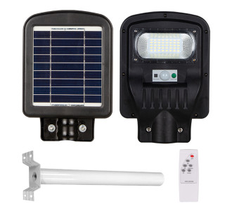 POWERTECH LED ηλιακός προβολέας HLL-0126, χειριστήριο, PIR, 50W, 5000mAh