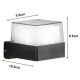 POWERTECH LED φωτιστικό τοίχου HLL-0157, 7W, 4000K, 560lm, IP65, μαύρο POWERTECH LED φωτιστικό τοίχου HLL-0157, 7W, 4000K, 560lm, IP65, μαύρο