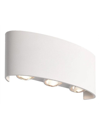 POWERTECH LED φωτιστικό τοίχου HLL-0160, 6W, 4000K, 510lm, IP65, λευκό POWERTECH LED φωτιστικό τοίχου HLL-0160, 6W, 4000K, 510lm, IP65, λευκό