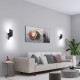 POWERTECH LED φωτιστικό τοίχου HLL-0163, 10W, 4000K, 850lm, IP65, μαύρο POWERTECH LED φωτιστικό τοίχου HLL-0163, 10W, 4000K, 850lm, IP65, μαύρο